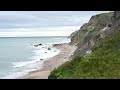 Mohegan Bluffs | Cliff in Rhode Island | 4K Footage | ASMR