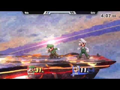 IGN Con AD SSB4: Moku (Mario, DK) vs Giotto (Jigglypuff, Luigi) - LR7