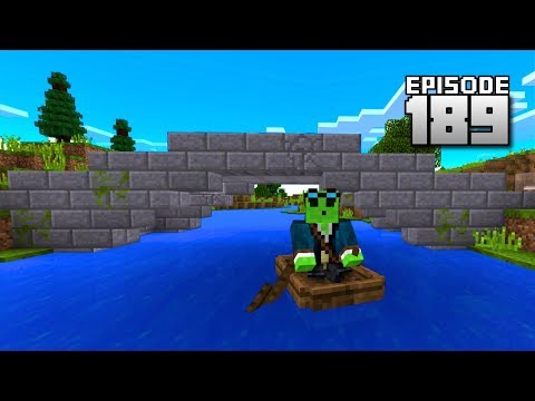 Let's Play Minecraft PE - Ep.189 : Building Bridges!