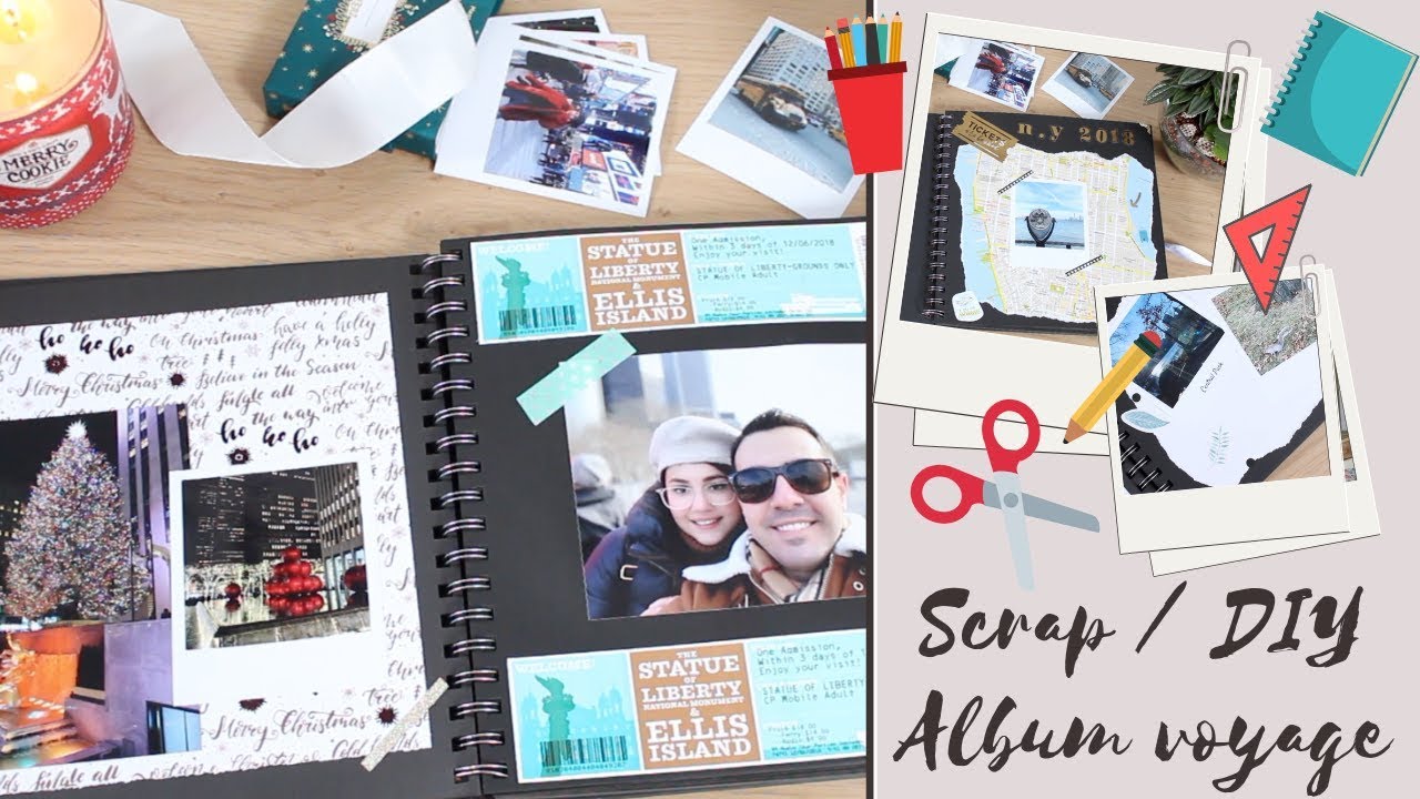 ✂️ SCRAP / DIY ✏️ ALBUM SOUVENIRS DE VOYAGE 📒 ⎜Merry