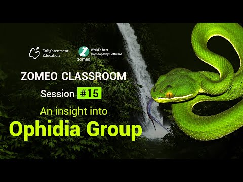 Zomeo Homeopathy Software: Insight into Ophidia Group: Zomeo Classroom