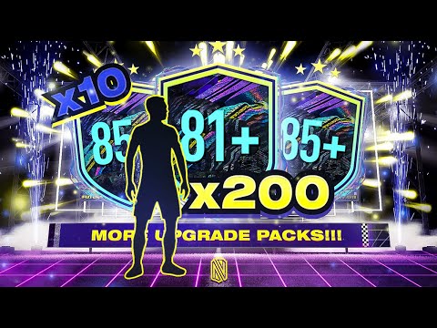 INSANE FUTURE STAR PACKED!!! 200 x 81+ PLAYER PICKS & 10 x 85+ DOUBLE UPGRADES!!! FIFA 21