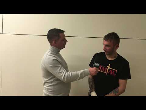 Dylan Hingston post fight Interview at On Top 22