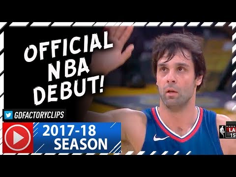 Milos Teodosic Official NBA Debut Highlights vs Lakers (2017.10.19) - 6 Pts, 6 Assists
