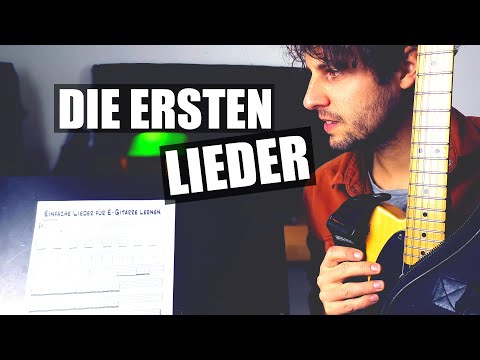 EINFACHE LIEDER FÜR E-GITARRE LERNEN: 3 Songs für Anfänger
