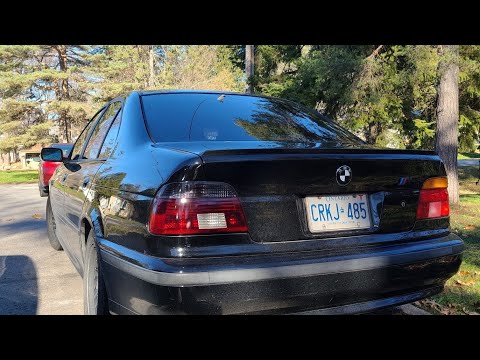 bmw 528i e39 facelift tail lights installed