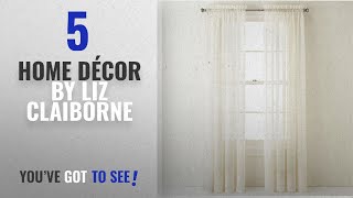 Top 10 Home Décor By Liz Claiborne [ Winter 2018 ]: Liz Claiborne Lisette Rod-Pocket Sheer Panel,