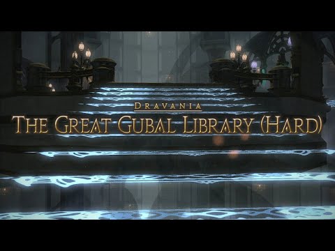 FF14 Summoner Gameplay - The Great Gubal Library (Hard)