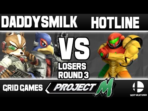 Daddy's Milk (Falco/Fox) VS Hotline (Samus) | Grid Weekly Losers Round 3