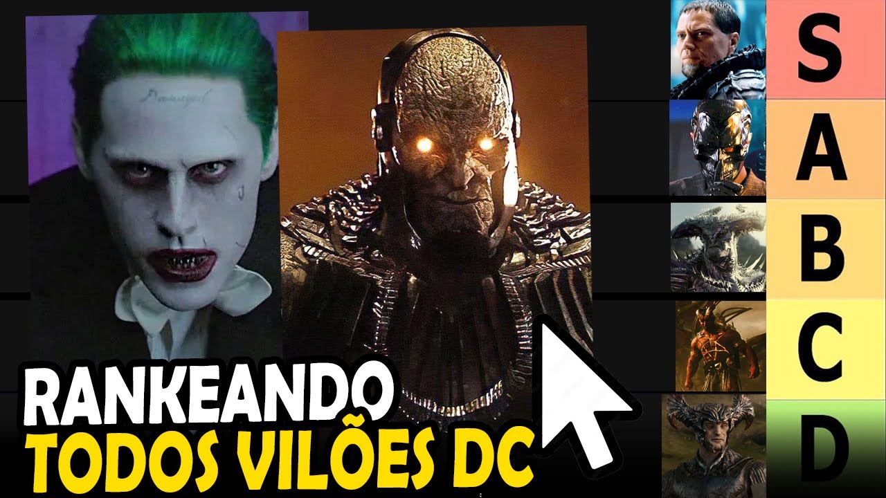RANKEANDO TODOS os VILÕES da DC no CINEMA - Do pior ao Melhor
