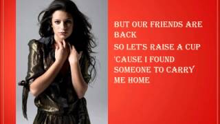 Glee We Are Young Lyrics