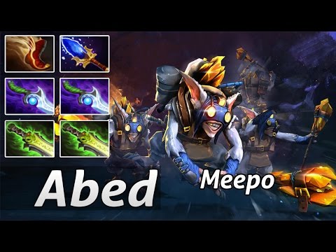 Meepo Unreal Impossible Top 1 Meepo Abed 8k SEA Gameplay Dota 2