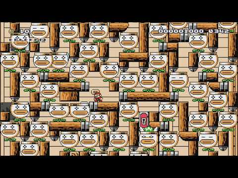 クラウン大迷宮12 by サブ　りょんりょん - Super Mario Maker - No Commentary 1bs