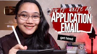 How to Write an Application Email | Get Hired