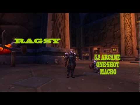 5.4* Arcane Mage PvP Burst One-Shot Macro: Dead in 3 Globals