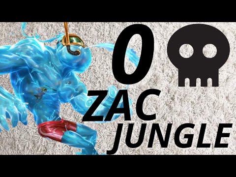 SEASON 12 Zac Jungle 0 deaths !  | Best Build/Runes | Zac Jungle Guide Season 12 League of Legends