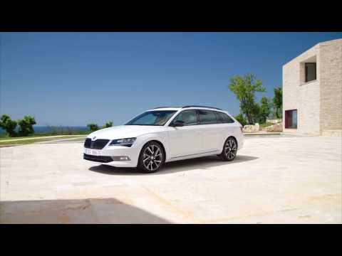 Škoda Superb Combi 2017, Driving, Exterior Interior, Official Video