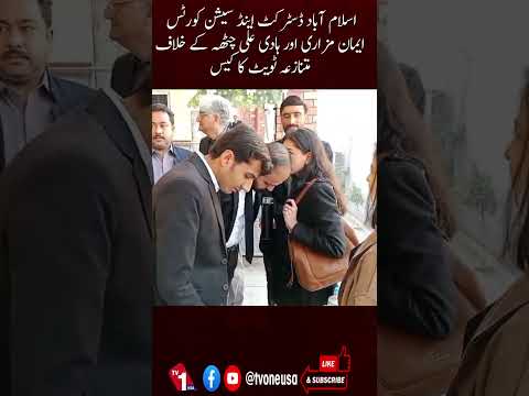 اسلام آباد: متنازعہ ٹویٹ کیس، ایمان مزاری اور ہادی علی چٹھہ کی پیشی