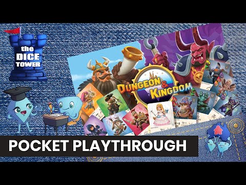 Dungeon and Kingdom Board Game  - Pocket Playthrough with Stella & Tarrant