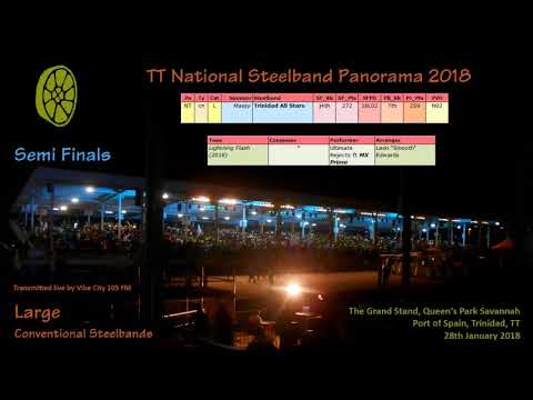 Pano SF Large 2018 - Trinidad All Stars SO - Lightning Flash (2018) (Arr Leon 'Smooth' Edwards)