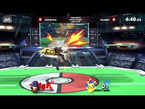 xenight v SoloJones, Pikachu v Ike, Barfight #19
