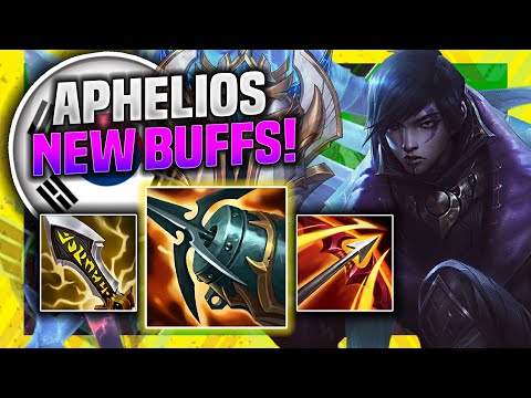 THIS KOREAN CHALLENGER TRIES APHELIOS WITH NEW BUFFS!   Challenger Plays Aphelios ADC vs Kai'sa!