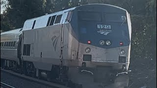 Amtrak Vermonter and 2 Amtrak Hartford line trains