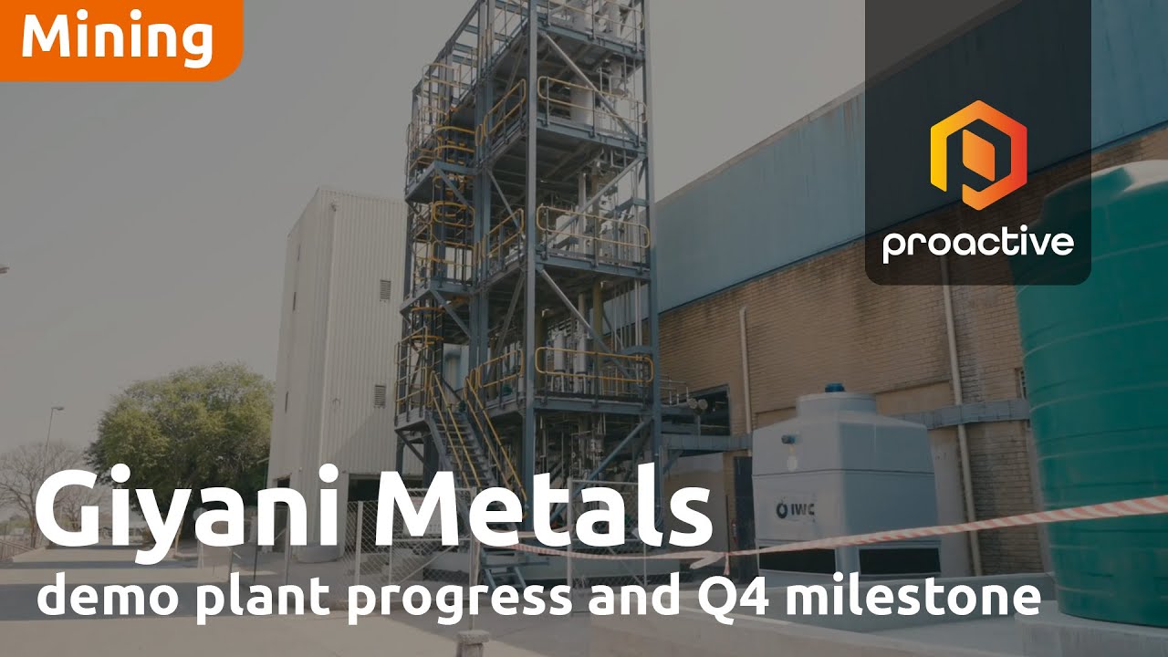 Giyani Metals CEO on demo plant progress and Q4 milestone