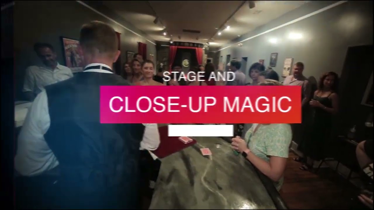 Promotional video thumbnail 1 for Chandler Boston Magician