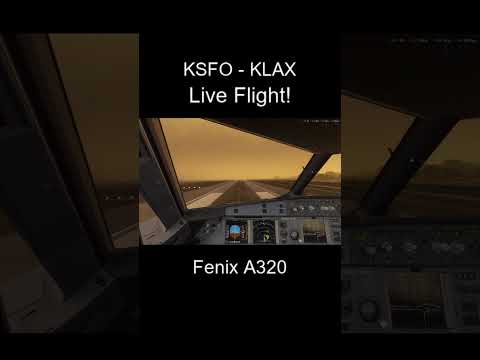 Vertical Live: KSFO → KLAX | Delta Fenix A320 | DL1598
