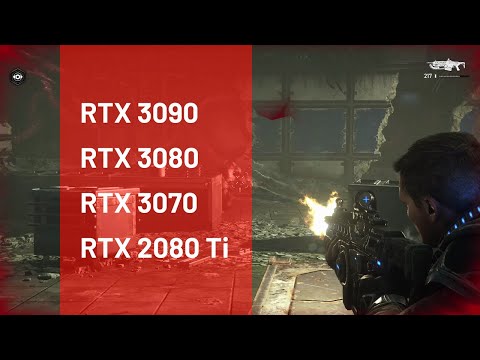 RTX 3090 vs RTX 3080 vs RTX 3070 vs RTX 2080 Ti | Test in 12 Games with Ultra settings