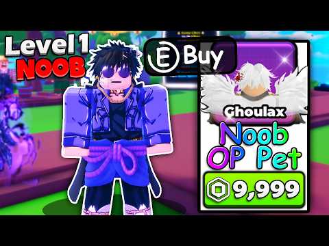 Starting as Noob with OP PET in Noob Incremental Roblox!