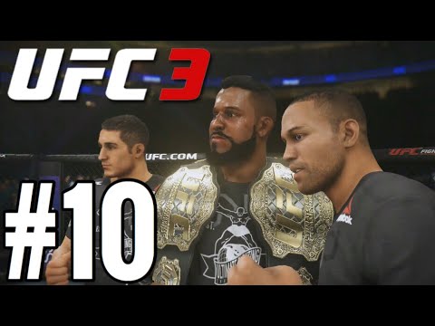 UFC 3 Career Mode Walkthrough Part 10 - CHAMPION VS CHAMPION!