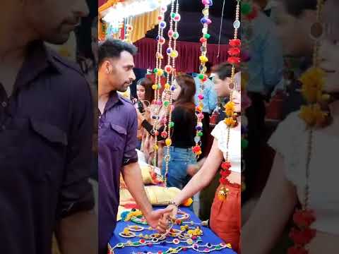 Karan & Monami Romantic scene in Exhibition