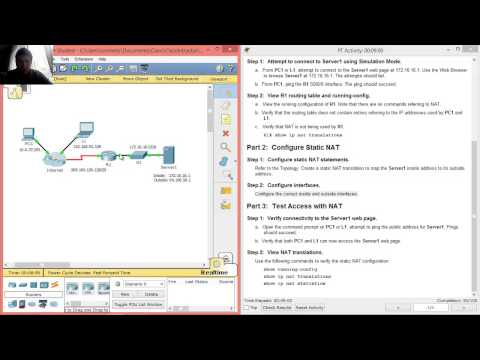 5.2.1.4 Packet Tracer - Configuring Static NAT