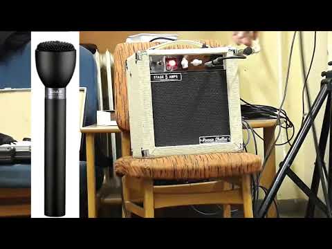 Electro Voice 635A/B microphone test with harmonica