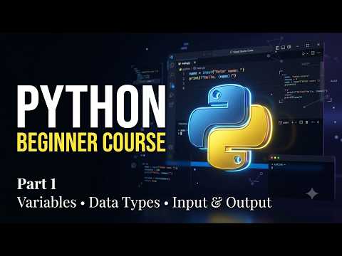Python Programming Course 1 Variables Data Types Input Output