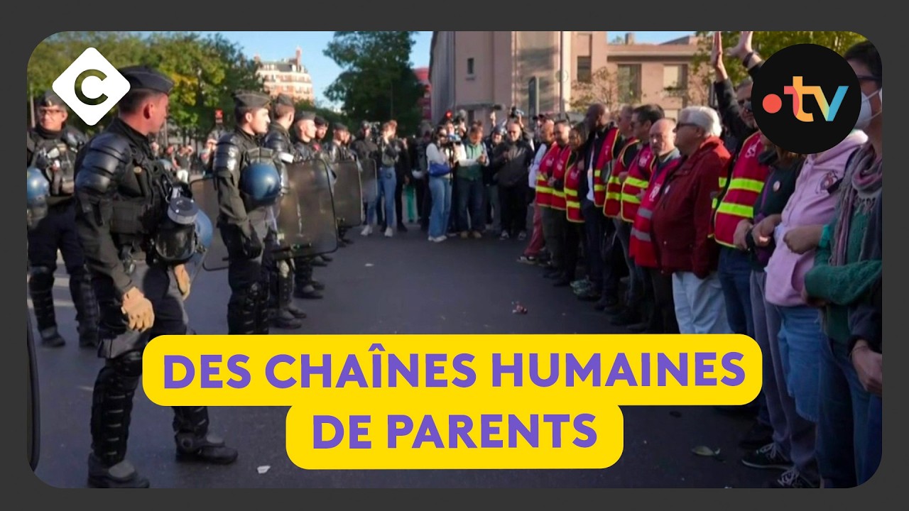 Lycées : des parents venus protéger leurs enfants - Le 5 sur 5 express du 6 octobre 2026