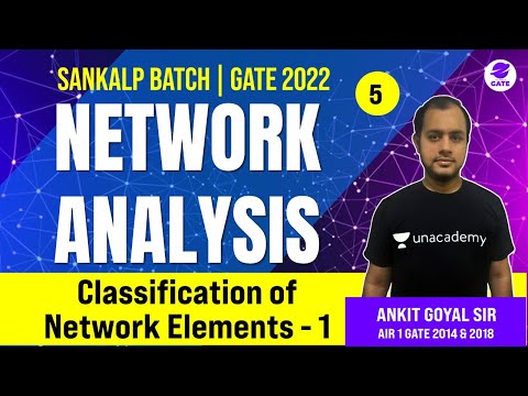 Classification of Network Elements 1 | L 5 | Network Analysis | Sankalp GATE 2022 Batch AnkitSir