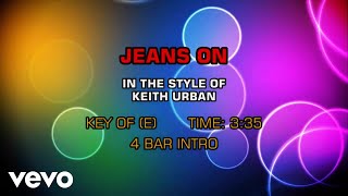 Keith Urban - Jeans On (Karaoke)
