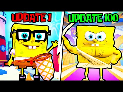Playing Every UPDATE in SPONGEBOB TOWER DEFENSE!!!