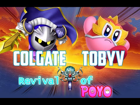Colgate (Meta Knight/Magolor) vs TobyV (Wrestler/Yo-Yo) - Kirby Fighters 2 - Revival of Poyo