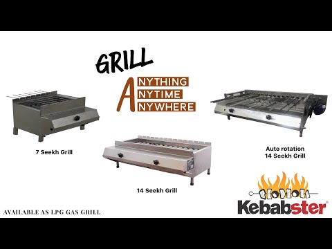 Kebab Grill 7-Seekh Gas Grill