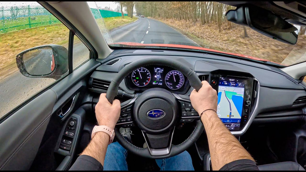 NEW Subaru Crosstrek 2024 [2.0 I-S E-BOXER 136HP] |0-100| POV Test Drive #1977 Joe Black