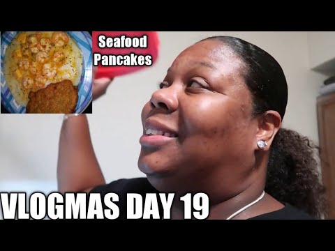 VLOGMAS DAY 19 | GRITS, SHRIMPS, AND CONCH FRITTERS...