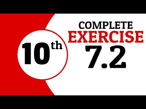 Exercise 7.2 - 10 Class Math | Waqas Nasir