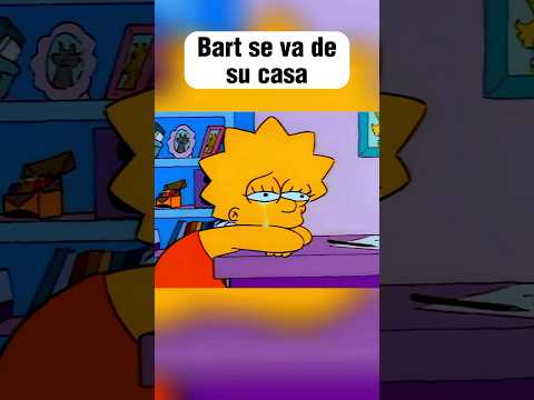 Bart hace llorar a Lisa y se va de la casa