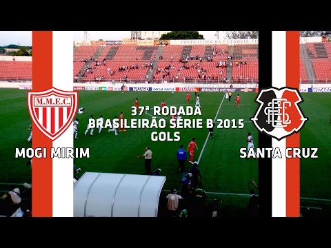 Gols - Mogi Mirim 0 x 3 Santa Cruz - Brasileirão Série B - 21/11/2015