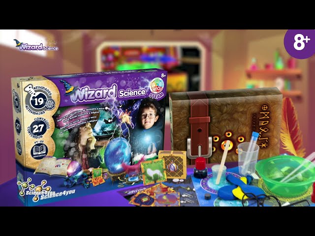 Vídeo relacionado con Science4you Ciencia del Mago, Niños 8+ Años Multi Idioma - Kit Cientifico de Magia para Niños, 19 Actividades: Haz una Bola de Cristal con tu Varita de Mago, Juegos Educativos