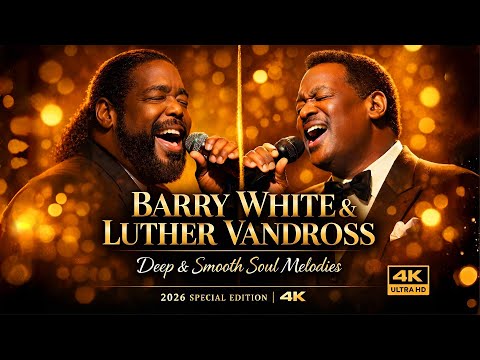 Barry White & Luther Vandross Greatest Hits: Deep & Smooth Soul Melodies [Playlist 2026 4K]
